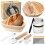 Bread Baking Set 8Piece  Includes 2 Proofing Baskets, Dough Scraper, Whisk, Knife, Brush 1