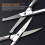 Ethically Made Grooming Scissors, Ultimate Quality, Sharp Curved Blade For Beard Eyelashes Eyebrows, Comfortable Control Large Rings, Suitable For 4