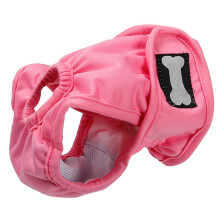2Stk Pink Hundewindeln Elastisch Waschbar Für Weibliche