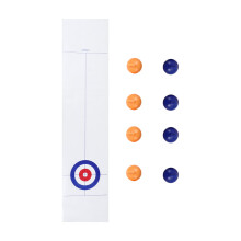 3Stk Weißes Indoor Curling Tischspiel Set Familienspaß Für Kinder