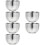 6Stk Männer Rasier Schale Silber Kompakt Und Elegant 7