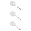 3St Rvs Filter Vergiet Skimmer Keuken Strainer 8