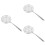3St Rvs Filter Vergiet Skimmer Keuken Strainer 6
