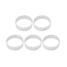 10Stk Keksausstecher Rund Für Plätzchen Backen Silber