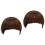 2Stk Stylishe Front Bangs Fake Hair Extensions Light Brown 4