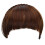 2Stk Stylishe Front Bangs Fake Hair Extensions Light Brown 1