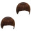 2Stk Stylishe Front Bangs Fake Hair Extensions Light Brown 3