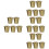 20Stk Mini Mülleimer Gold Mülleimer Desktop 6