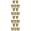 20Stk Mini Mülleimer Gold Mülleimer Desktop 8