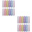 24Sets Pinzette Saugstab Set Kunststoff Langlebig Bunt 6
