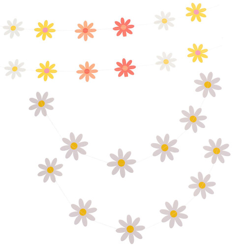 16Stk Papier Farbenfrohe Geburtstagsparty Deko