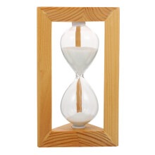 6Stk Weiß Holz Sanduhr Simple Timer Für