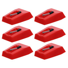 30Stk Ersatznadel Tonabnehmer Rot Kunststoff Aluminium