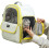 Cat Carrier Backpack with Breathable Mesh and Bubble Window, Large Capacity Pet Travel Backpack 3