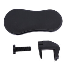 3Stk Schwarze Arm- Und Handgelenkstütze Für Office- Und Gaming-Tische