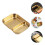 2Stk Geteiltes Essenstablett Gold Langlebig 10