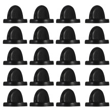 200Stk Schwarze Broschenhalter DIY Anstecknadel Zubehör Basteln