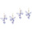 2Paare Ohrringe Damen Dangle Ohrringe Modeschmuck 6