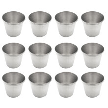 24Stk Leichte Trinkbecher Für Whiskey Und Cocktails Silber