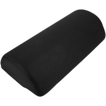 2Pcs Ergonomic Knee Pillows for Sleeping Black Memory Foam Leg Bolster
