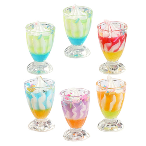 30Stk Mini Dessert Resin Material Eiscrememodelle 2