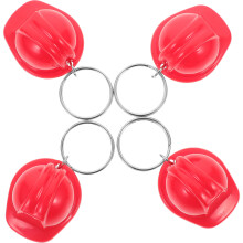 12Stk Roter Schlüsselanhänger Materialmix Für Und Geschenk