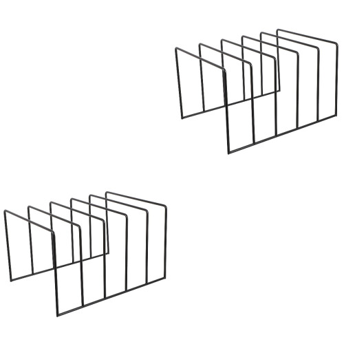 2Stk Robuster Desktop Halter Für Schallplatten 2