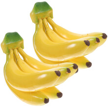 6Stk Realistischer Bananenstrauß Aus , Gelb, Fotorequisite