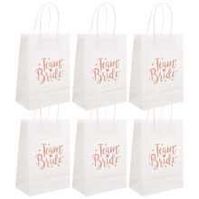 18Stk Weiße Papiertüten Mit Für - Und Partygeschenke