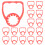 100St Stevig Plastic Drinkfles Handgreep Rood Met Comfortabel Grip 1