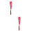 2Stk Handgewebter Roter Netzkorb Baumwollseil 7