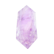 5Stk Amethyst Kristallanhänger Hängend Hexagon Lila Schmuck