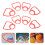 100St Stevig Plastic Drinkfles Handgreep Rood Met Comfortabel Grip 11