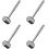 4Stk Meat Tenderizer Hammer Mallet Fleischzartmacher 7
