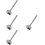 4Stk Meat Tenderizer Hammer Mallet Fleischzartmacher 9