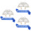 3Sets Polyester Abschluss-Schärpe & Krone Bunt Partyaccessoire Set 8