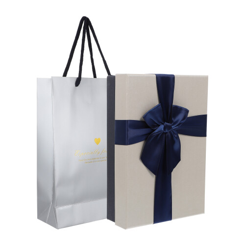 2Sets Silber Geschenkverpackung Aus Papier Für Valentinstag 2