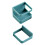 4Sets Blue PP Material Wall-Mounted Umbrella Shelf with Water Catcher 2