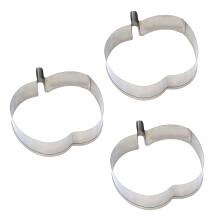 9Stk Backform Set Für Kuchen Fondant Muffins DIY Silber