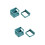 4Sets Blue PP Material Wall-Mounted Umbrella Shelf with Water Catcher 8