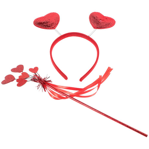 3Sets Rote Glitzer- -Haarbänder Mit Für & 1