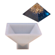 2Stk Silikon Bastelform Pyramide Für Kuchen Epoxy Resin Weiß