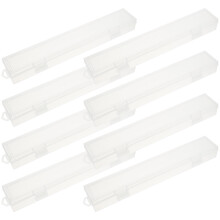 24Stk Praktische Stiftekiste Klarsicht Malpinsel Organizer