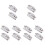 12Stk Silber Drum Claw Hook Metall Drum Connector Ersatz 6