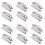 12Stk Silber Drum Claw Hook Metall Drum Connector Ersatz 3