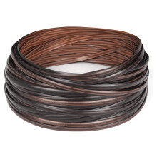 Basket restoration material, synthetic rattan faux furniture fastening set, flat woven plastic material