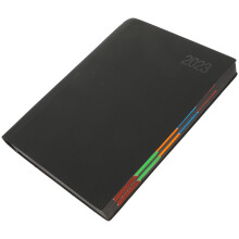 2Stk Schwarze Journal Notebooks Mit Kalender Und Zeitplaner Für