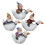 2Sets Resin Figuren Ente 1