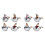 2Sets Resin Figuren Ente 4