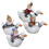 2Sets Resin Figuren Ente 2
